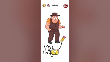 braindom draw puzzle level 140 gameplay walkthrough solution