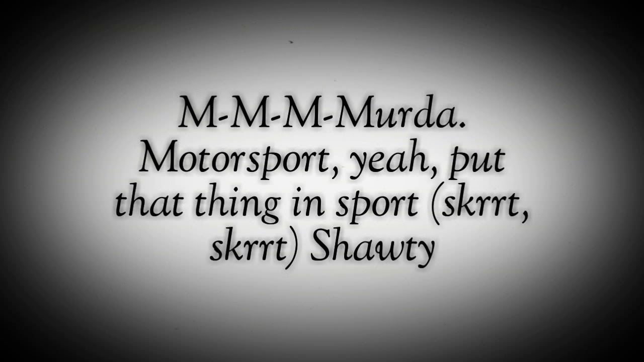 Migos, Nicki Minaj, Cardi B Motorsport lyrics YouTube