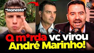 ARTHUR do VAL PERDE a LINHA com ANDRÉ MARINHO DEFENDENDO FLÁVIO BOLSONARO