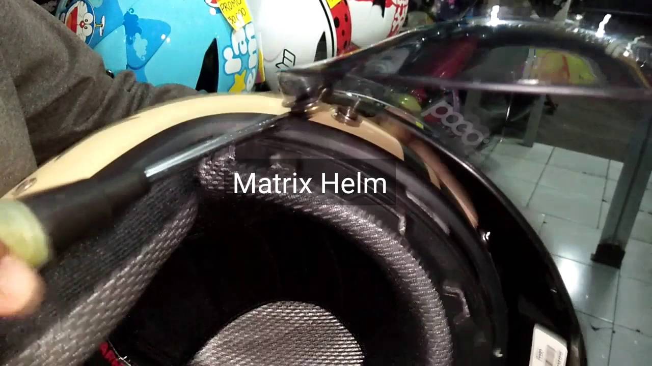 Cara Lepas Kaca Bogo Dari Helm Dengan Obeng By Matrix Helm Youtube