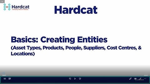Hardcat V6 Basics - Entity Creation