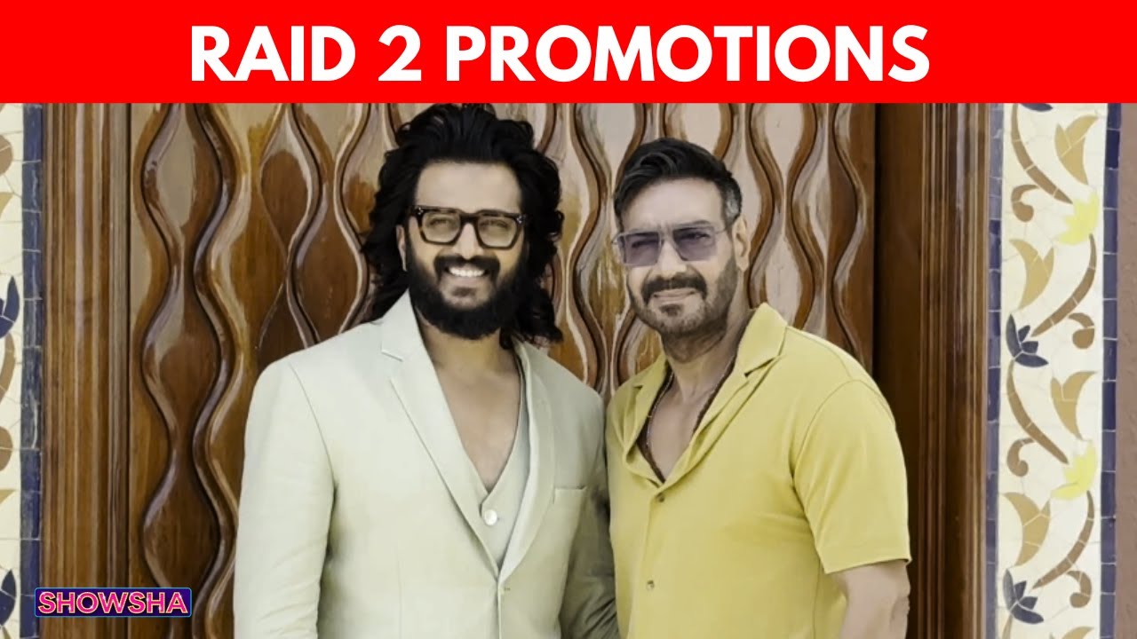 Ajay Devgn & Riteish Deshmukh Look Dapper As Ever At Raid 2 Promotions | WATCH