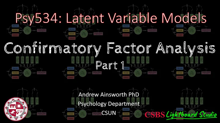 Psy534: Lecture #7 - CFA 1
