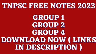 TNPSC EXAMS MATERIALS PDF ALL COMBINED FREE DOWNLOAD 2023 || LINKS IN DESCRIPTION !!! screenshot 1