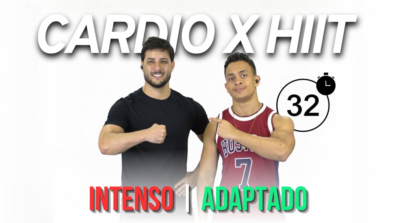 32 MIN CARDIO HIIT para perder barriga rápido, sem equipamentos e em casa