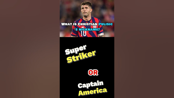 Christian Pulisic's SHOCKING Nickname Revealed! #ChristianPulisic #CaptainAmerica