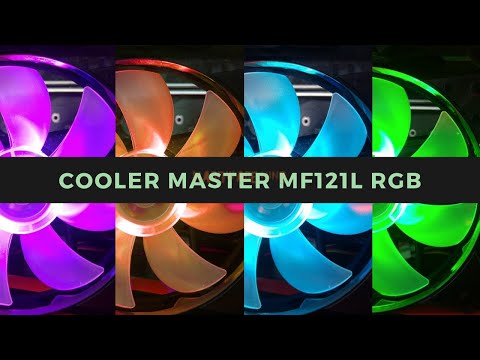 Cooler Master MasterFan MF121L RGB Unboxing &amp; Test