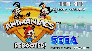 Animaniacs theme song (2020 version) - Sega Genesis arrange - Instrumental