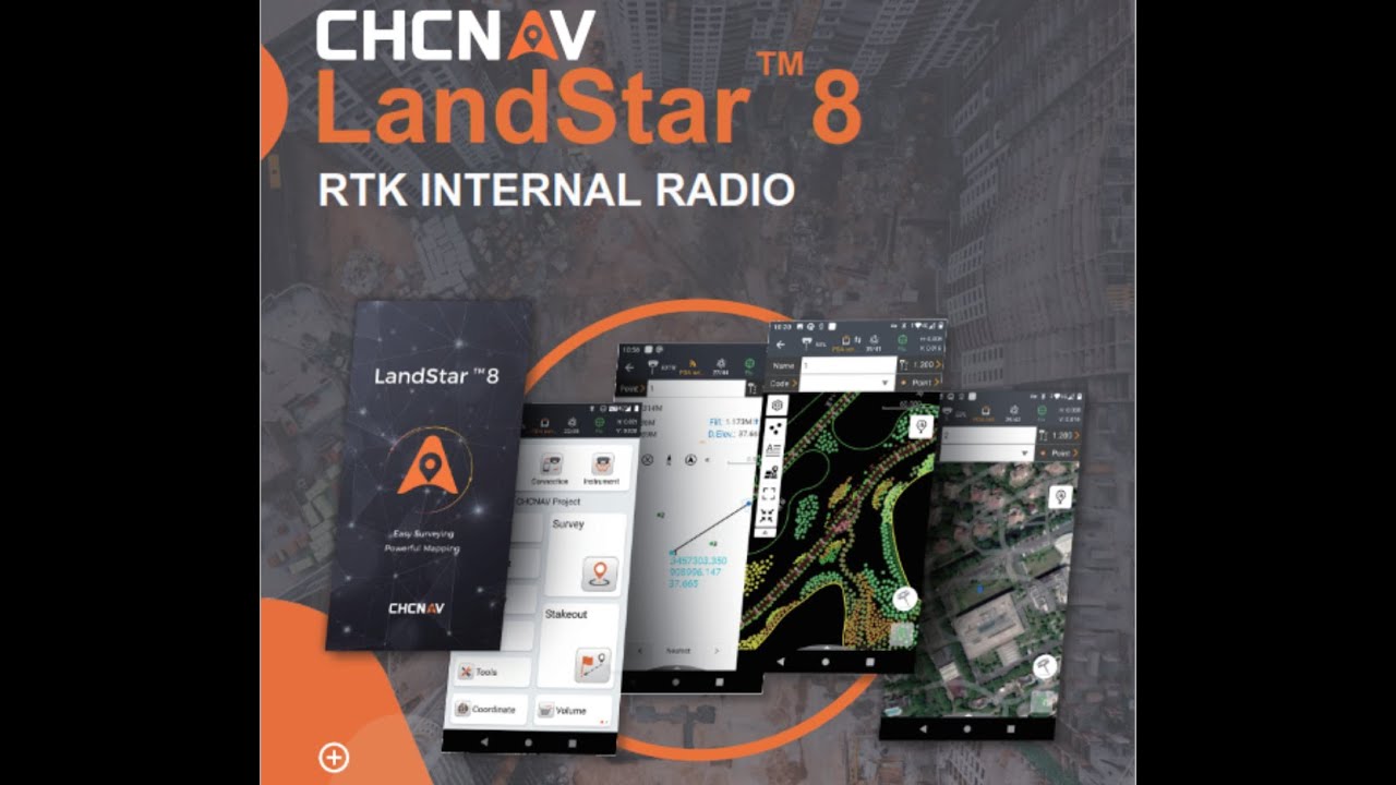 Tutorial Landstar 8 RTK Radio CHCNAV - YouTube