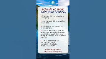 5 câu nói bất hủ trong lĩnh vực bất động sản