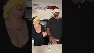 Fill the cup up blindfolded CHALLENGE #shortsfeed