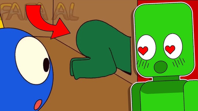 Top 10 Blue x Green Animation Meme - Rainbow Friends 