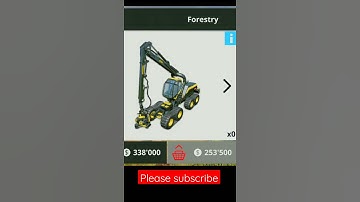 Purchase 20 Trees Cutter Machine in Farming Simulator 16 #shorts