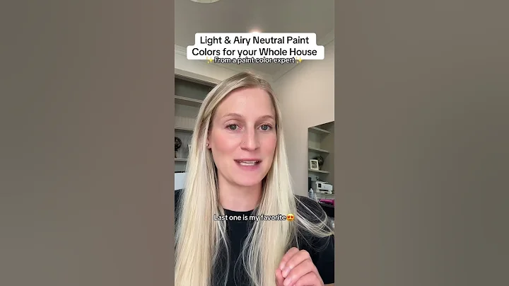 ✨5 light & airy neutral to use as a whole house paint color✨