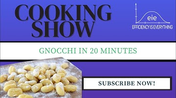 Gnocchi in 20 Minutes - Eat for $1.50 per day