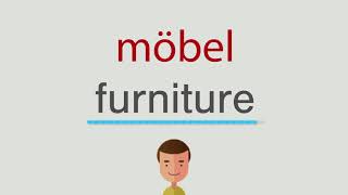 Wie heißt mobel auf englisch