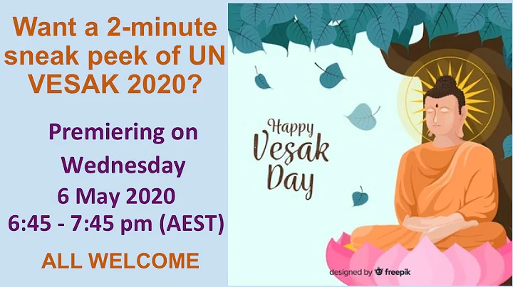 Australian UN Vesak 2020  - a preview