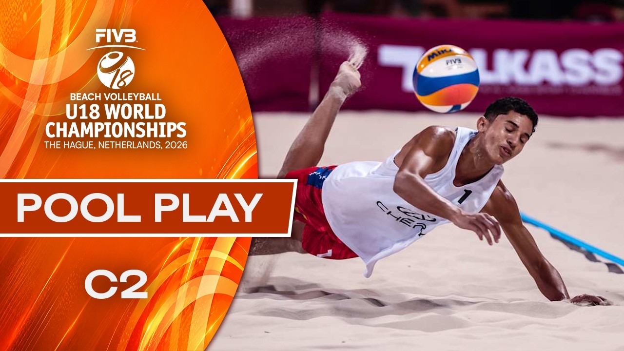 Pool Play - Court 2 | Beach U18 World Championships 2026 | The Hague | 10.07.2026