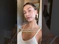 Hailey Bieber’s secret to glowy skin! 😱 Try this hack! 🔥 #makeup#grwm#makeuphacks#glowymakeup#mua
