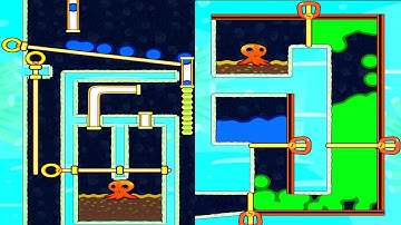 Save The Fish Level 258-265 | Rescue Fish Game | Fishdom Ads | Save the fish pull the pin | #25
