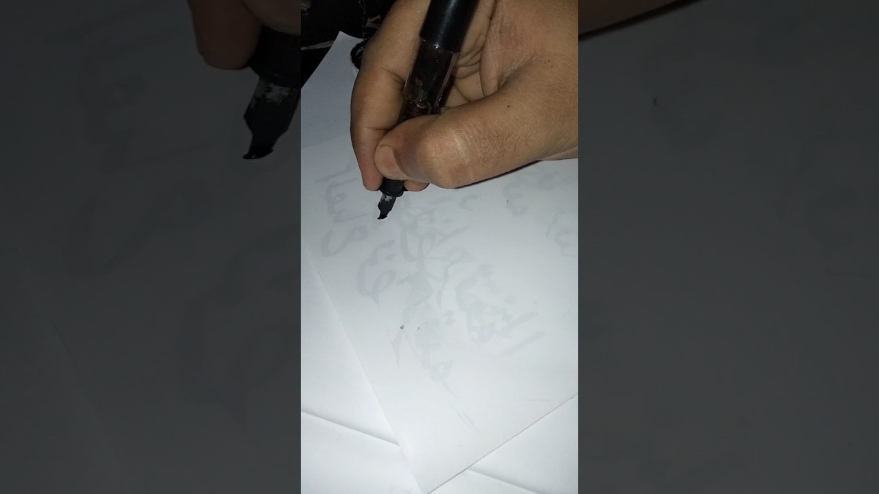 Arabic calligraphy #tiktok #shorts #shortvideo #viral #callygraphy #art #artist