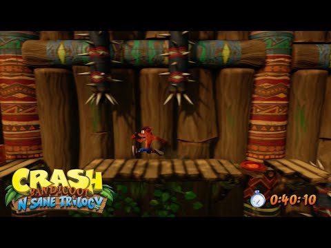 The Great Gate Time Trial Crash Bandicoot N Sane Trilogy Youtube