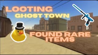 Looting GHOST TOWN | ROBLOX A DUSTY TRIP (FOUND RARE ITEMS)