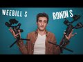 DJI Ronin S vs Zhiyun Weebill S Gimbal Comparison | Motorised camera stabiliser shootout