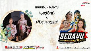🔴📡LIVE  CS SEDAYU MUSIK  || WEDDING WARTONO & VITRI || GJS AUDIO || TRI JAYA MEDIA