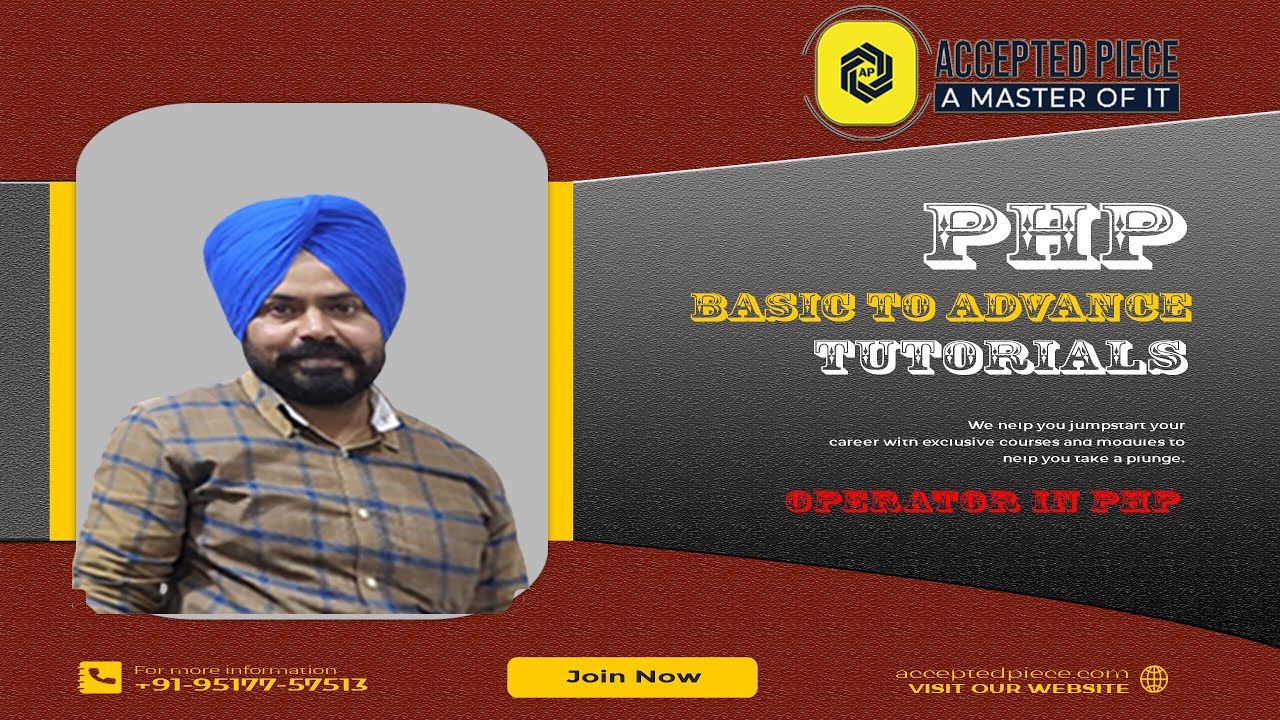 Operators in Php in Hindi | PHP Tutorial - YouTube
