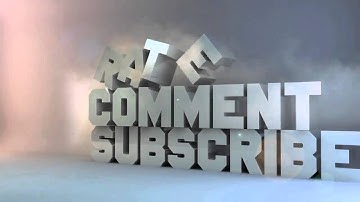 Rate comment subscribe intro