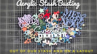 Scrapbook Acrylic Stash Hop | “This Is Us” |