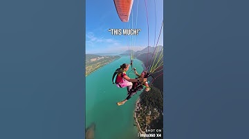 BASE Jumping From A Paraglider