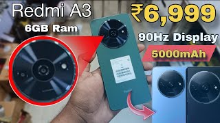 Redmi A3 Unboxing | First Look | 90Hz Display | 5000mAh Battery | Quick Review | 😎 Price In India