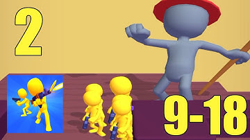 Join & Strike - Gameplay Walkthrough Part 2 (Android, iOS) All Levels 9-18