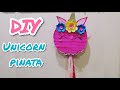 DIY unicorn pinata , tutorial how to make Easy pinata , Easy unicorn pinata