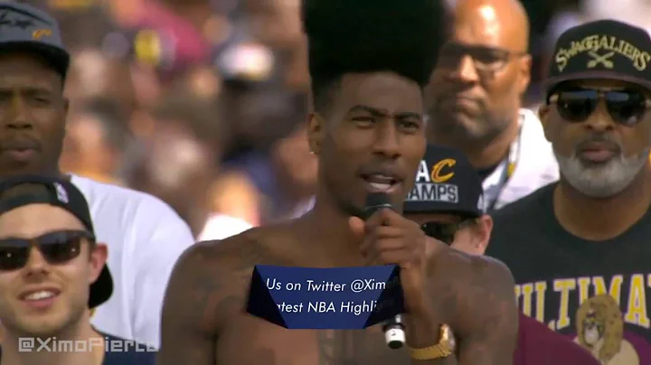 Iman Shumpert Speech  Cleveland Cavaliers Championship Parade  June 22, 2016  NBA Finals