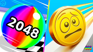 💚❤️Ball Run 2048 Speedrun Vs Coin Rush New Big Update Gameplay 4K