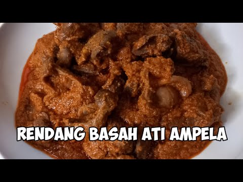 Rendang Ati Ampela Padang