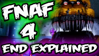 FNAF 4 ENDING EXPLAINED! || Bite of 87 Victim Dies || Five Nights at Freddy's 4 ENDING Explained