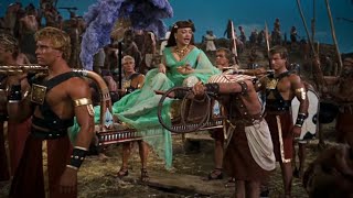 Anne Baxter chews all the scenery  Queen Nefretiri in The Ten Commandments