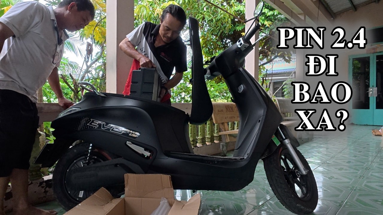 TEST QUÃNG ĐƯỜNG THỰC TẾ PIN 2.4 VINFAST CHO EVO GRAND LITE ĐI BAO XA