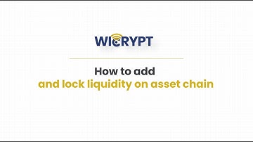 How to Add and Lock Liquidity for the USDT/WNT Pair on Asset Chain DEX
