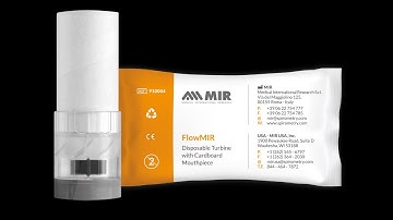 FlowMIR: Turbina desechable para la espirometría