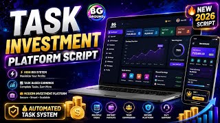 Create Your Task Investment Website With Admin Panel l Task Investment Script