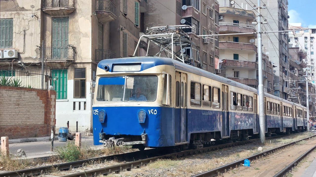 رحلة كاملة في خط ترام الرمل رقم 1 بالاسكندرية من فيكتوريا/النصر الى محطة الرمل 2024