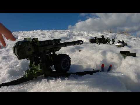 Как стреляет игрушечная пушка