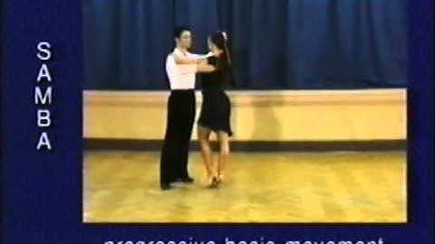 Samba dance steps 05. Progressive basic movement
