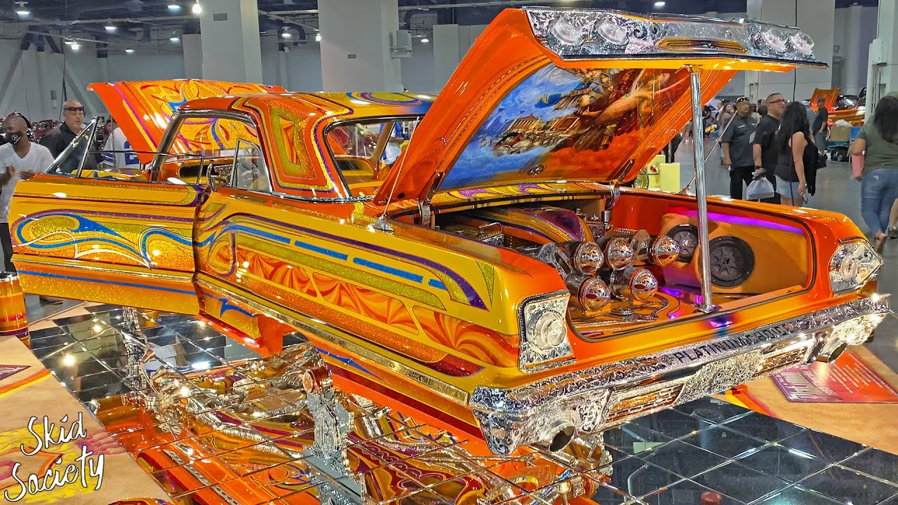 2021 Las Vegas Lowrider Super Show Classic Cars - YouTube