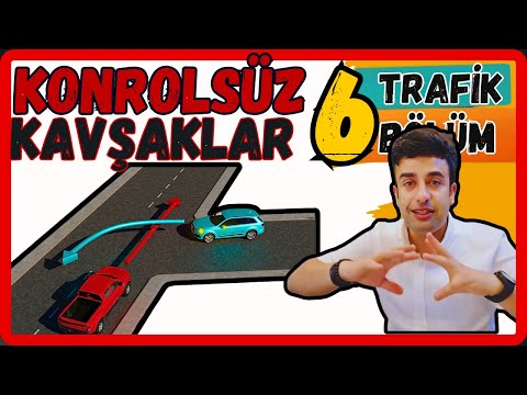 Ehliyet Sınavında Geçiş Hakkınızı Bilmiyorsanız İşiniz Zor: Kontrolsüz Kavşaklar ve Geçiş hakkı!!!